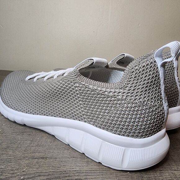 Nisolo Athleisure Eco-Knit Sneaker Shoes Gray Women's Size 10 Brazil Comfort - Picture 7 of 16